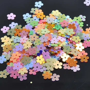 10g Lapos Szivárvány Virág Laza Flitterekkel Többszínű Flitterekkel Varrás Kézműves Gyermekek DIY Tartozékok 7mm CP0812 0