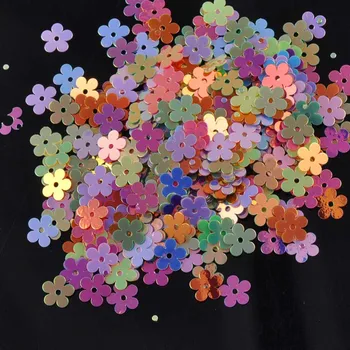 10g Lapos Szivárvány Virág Laza Flitterekkel Többszínű Flitterekkel Varrás Kézműves Gyermekek DIY Tartozékok 7mm CP0812 1