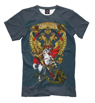 Férfi póló Oroszország címer Moszkva mens t-ing, Rövid Alkalmi O-Nyak új érkezés 2021 0