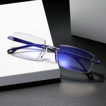 Keret Nélküli Anti Kék Fény Rövidlátás Szemüveg Női Férfi Unisex Rövidlátó Szemüveg Dioptria -1.0 -1.5 -2.0 Ja-2, 5 -3.0 -3.5 -4.0