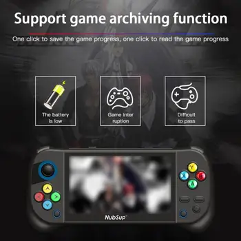 5.1-es Nagy Képernyőn Gamepad Joystick X19 Plus Kézi Retro Játék Konzol Támogatja A PS1 GBC MD Nosztalgikus Játék Konzol Új
