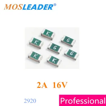 Mosleader 2920 500PCS 2A 2000mA 16V Biztosíték PPTC Magas minőségű Kínai