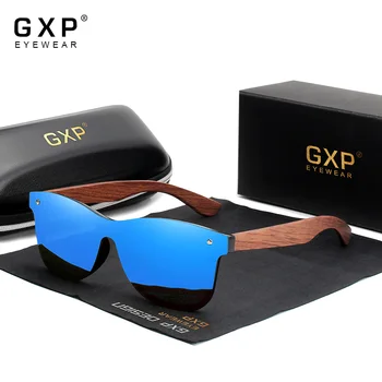 GXP Természetes Fából készült Férfi Napszemüveg Polarizált Divat, Nap Szemüveg Eredeti Fa Oculos de sol masculino