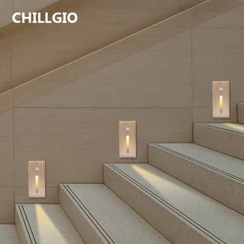 CHILLGIO Beltéri Érzékelő Lépcső Könnyű Lépés, Süllyesztett Alumínium PIR Mozgásérzékelő Világítás lakberendezési 3W Sarokban Este Létra LED Lámpa 3
