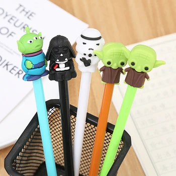 10db Star Wars Baba Yoda mandalore-i Pen 0,5 mm Monsters Inc. Disney Aranyos Tollakat Iskolai Felszerelés, Írószer Bolt Kawaii Papeleria